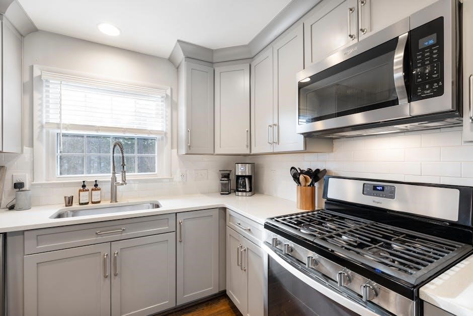 whirlpool microwave range hood manual